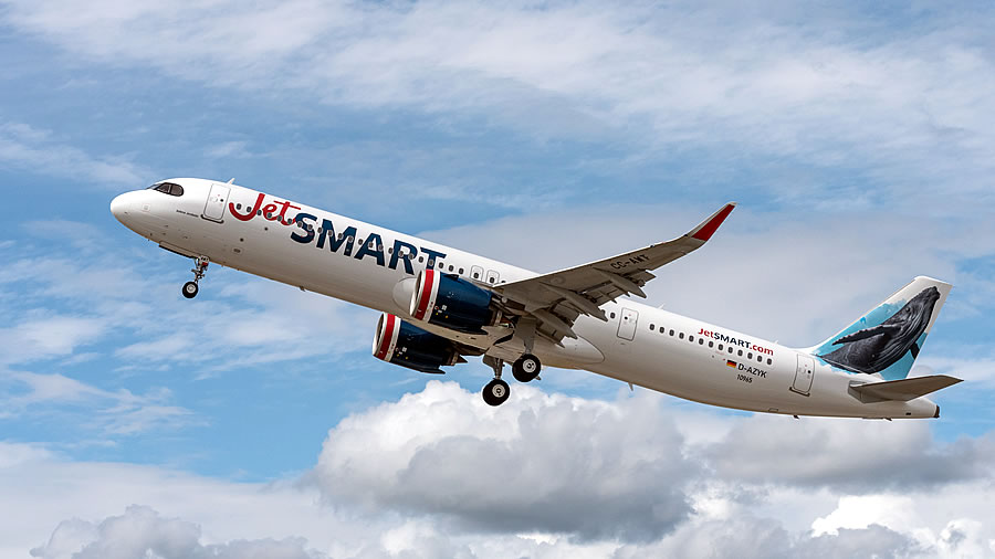 JetSMART recibe su primer A321neo